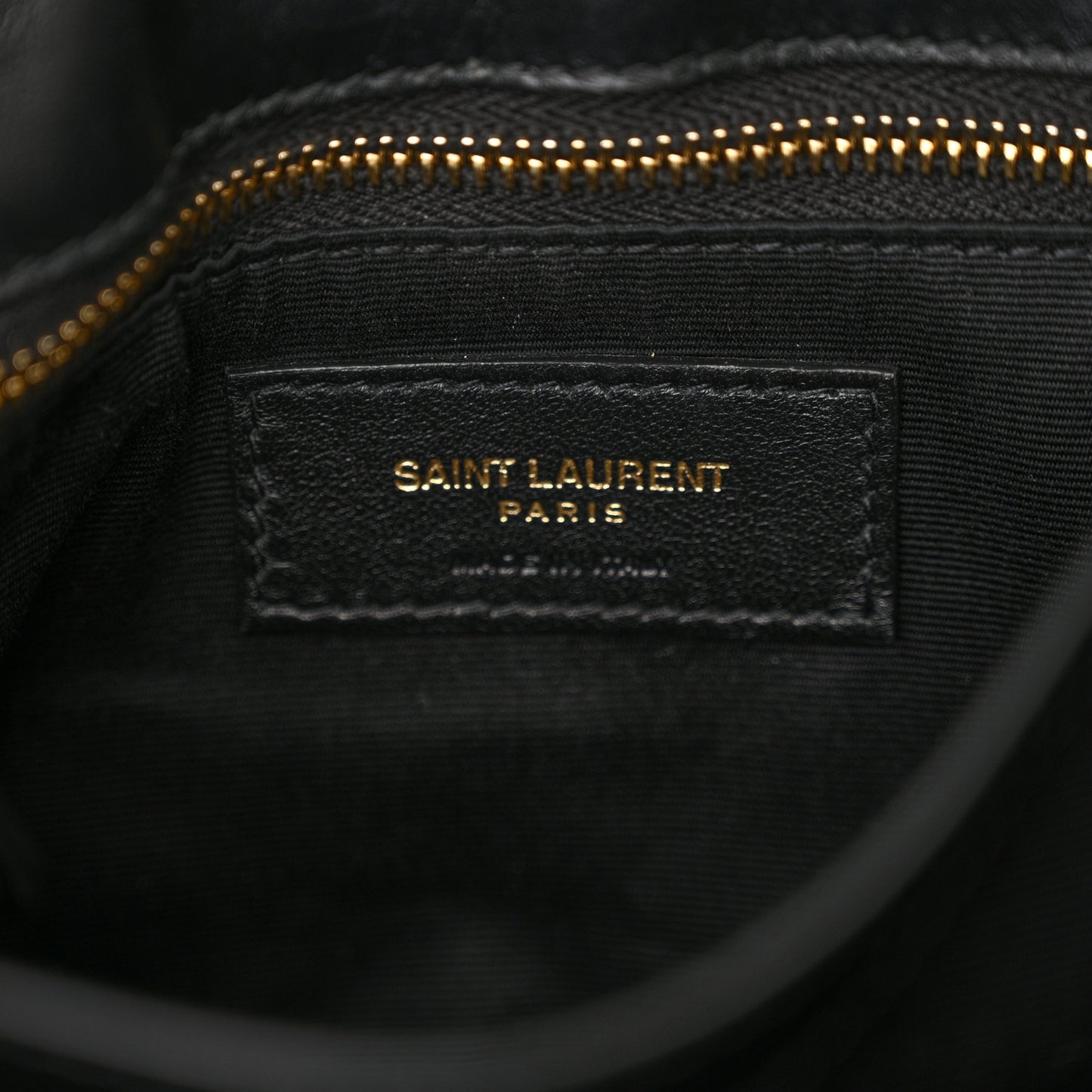 Calfskin Y Quilted Monogram Toy Loulou Crossbody Bag Black