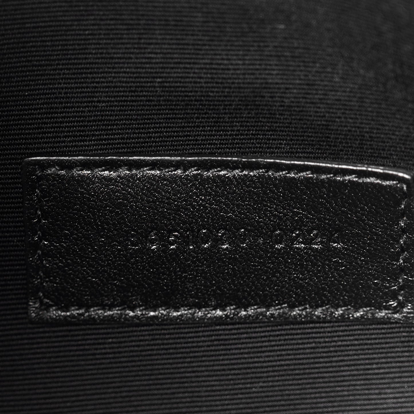 Grain De Poudre Textured Mixed Matelasse Triquilt Monogram Clutch Black