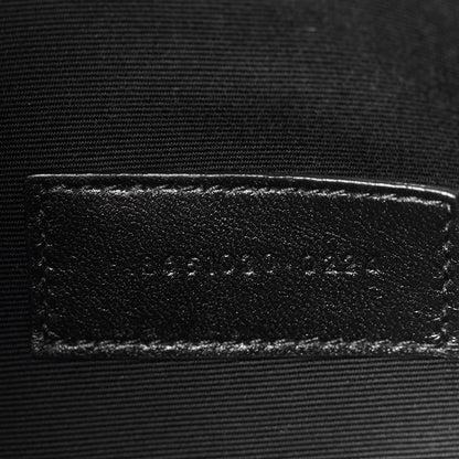 Saint Laurent Grain De Poudre Textured Mixed Matelasse Triquilt Monogram Clutch Black 7 of 10