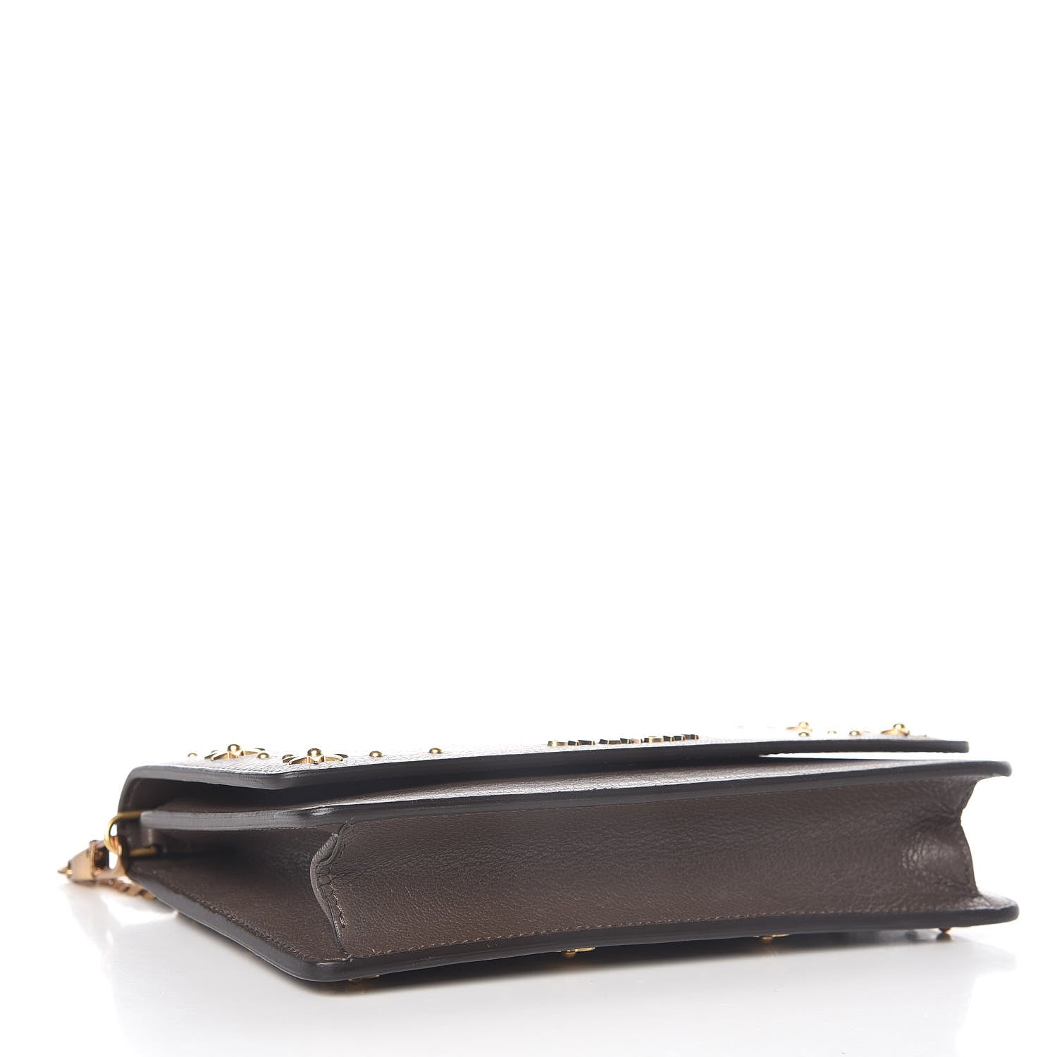 Givenchy Goatskin Embellished Pandora Chain Wallet Heather Grey 4 of 9
