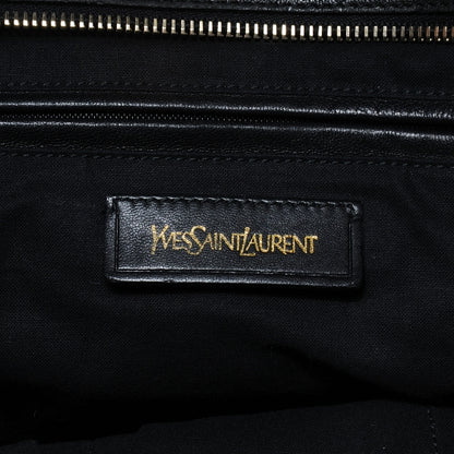 Saint Laurent Leather Large Cabas Chyc Black 5 of 7