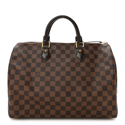 Louis Vuitton Damier Ebene Speedy 35 1 of 14