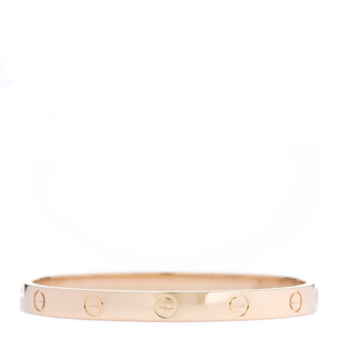 18K Yellow Gold LOVE Bracelet 17