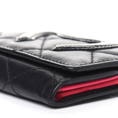 Chanel Calfskin Quilted Cambon 6 Key Holder Black 14 of 16