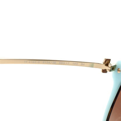 Tiffany Acetate Metal Crystal TF 4193-B Sunglasses Black Blue 6 of 7