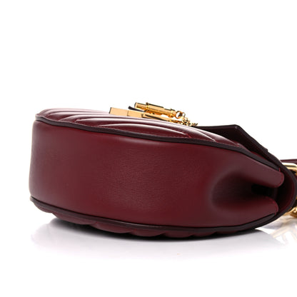 Chloe Calfskin Quilted Mini Drew Bijou Shoulder Bag Plum Purple 7 of 7