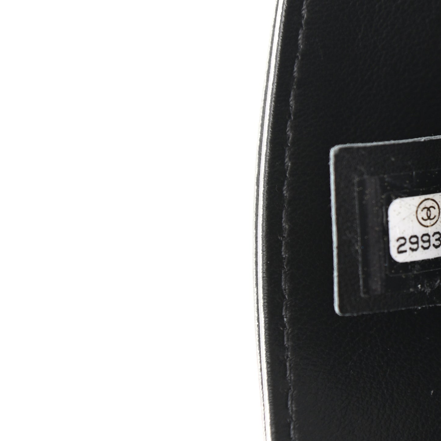 Calfskin Quilted CC Uniform Flap Belt Bag Black