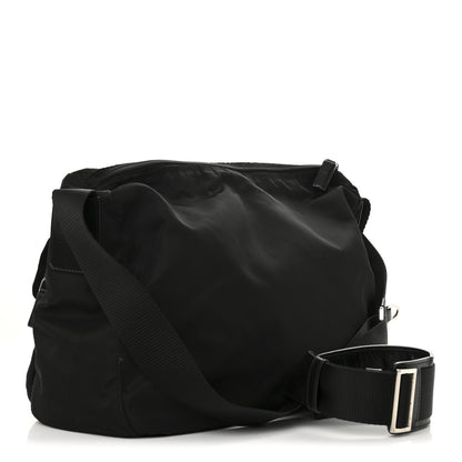 Prada Tessuto Nylon Saffiano Vela Messenger Bag Black 3 of 12