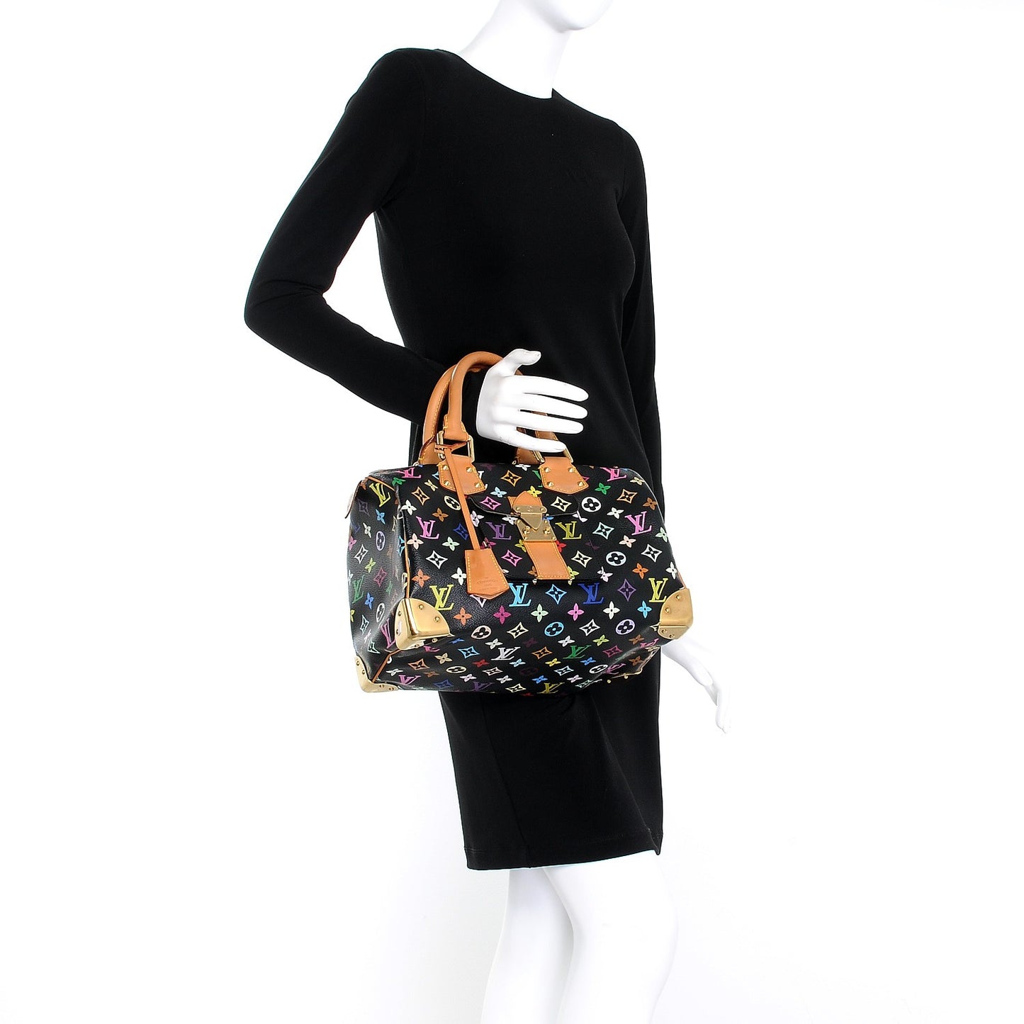 Monogram Multicolor Speedy 30 Black