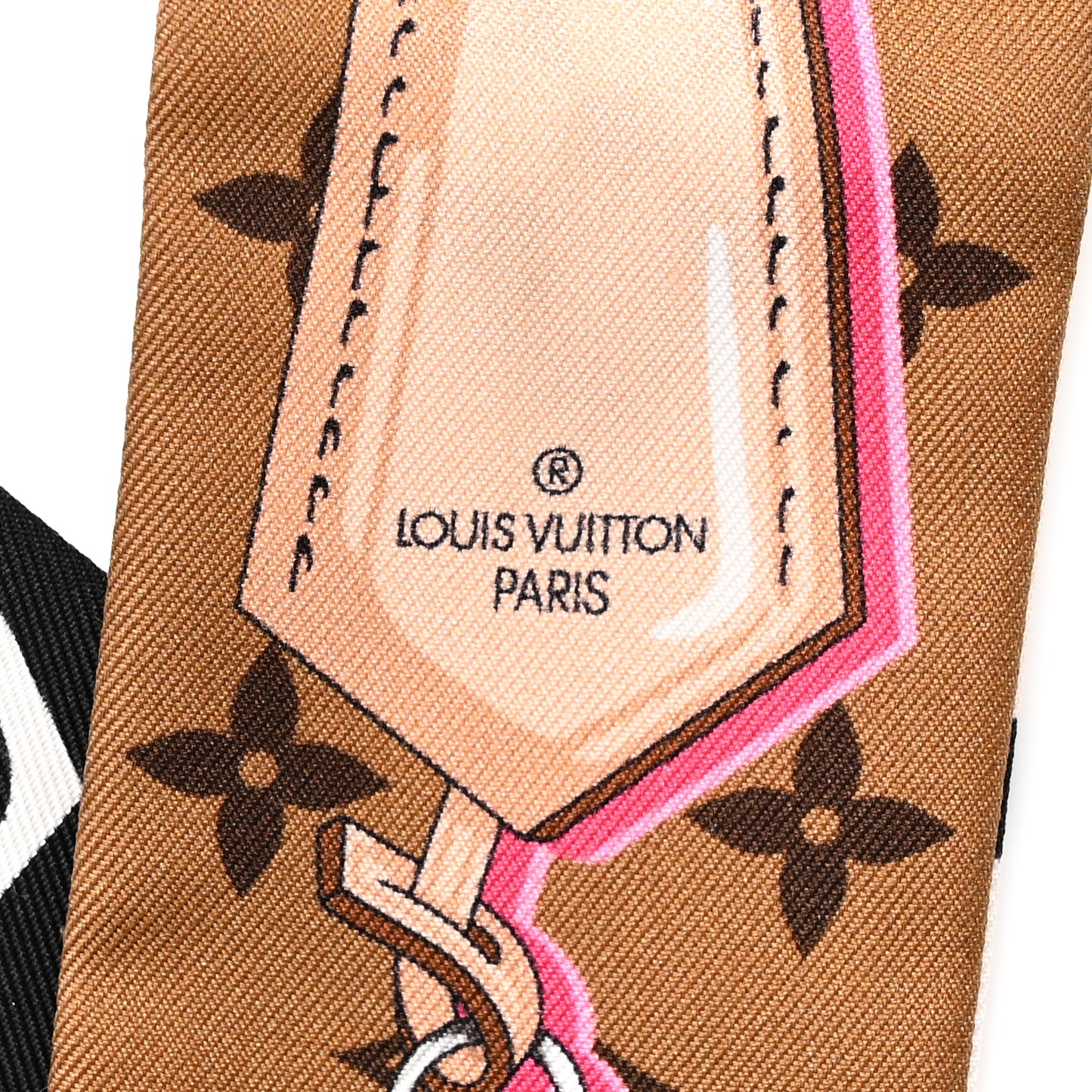 Silk Ultimate Monogram BB Bandeau Black