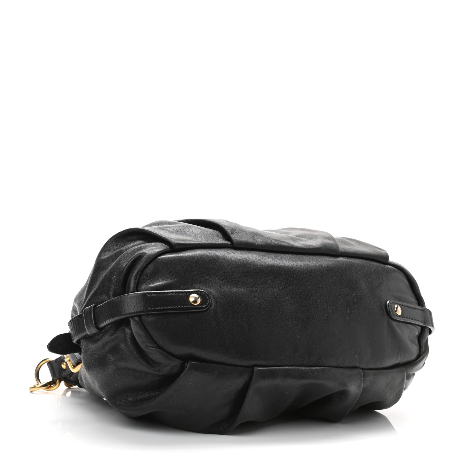 Prada Soft Calf Shopping Bag Black 4 of 13