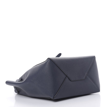 Celine Soft Grained Calfskin Small Belt Cabas Phantom Navy 4 of 12