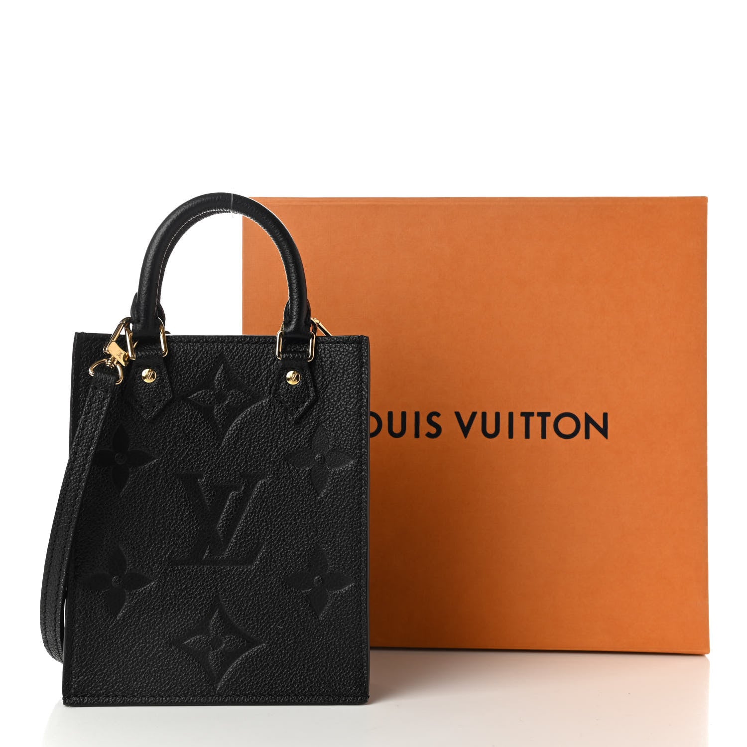 Louis Vuitton Empreinte Monogram Giant Petit Sac Plat Black 12 of 12