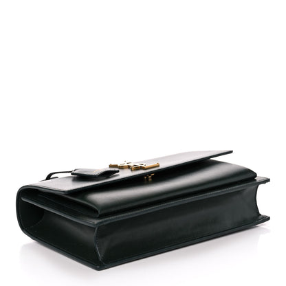 Saint Laurent Calfskin Medium Monogram Sunset New Vert Fonce 4 of 9