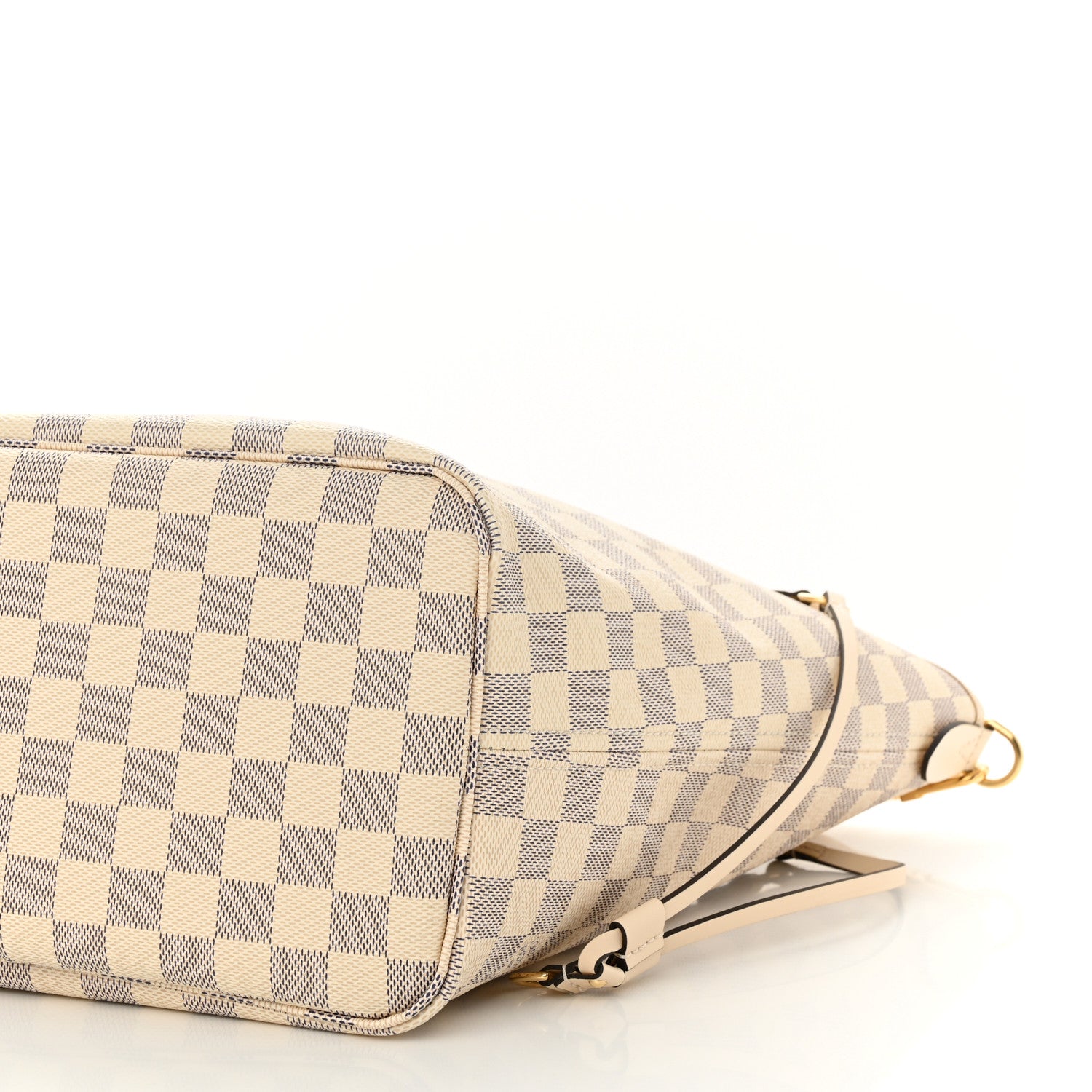 Louis Vuitton Damier Azur Braided Neverfull MM Pink 9 of 9