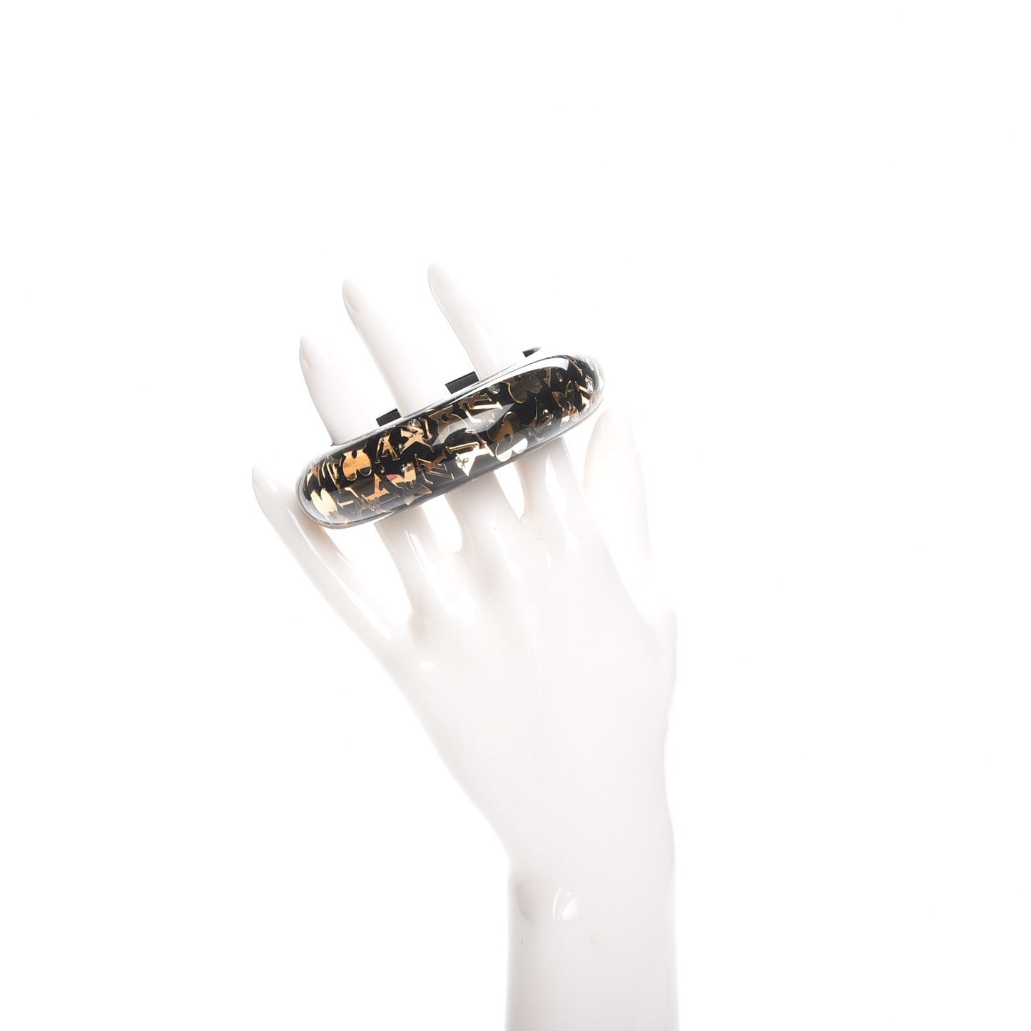 Resin Swarovski Small Inclusion Bracelet GM Black