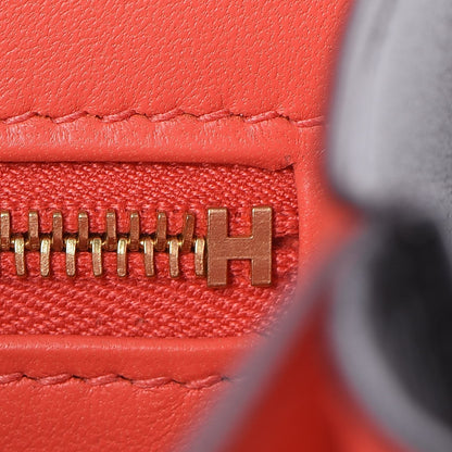 Hermes Swift Horseshoe Constance 24 Black Rose Jaipur 13 of 44