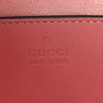 Gucci Calfskin Matelasse GG Marmont Half Moon Hobo Pink 6 of 10