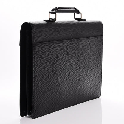 Louis Vuitton Epi Serviette Conseiller Briefcase Black 3 of 7
