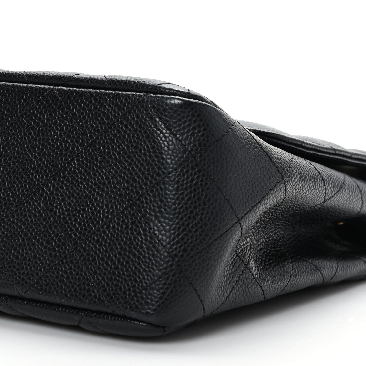 Chanel Caviar Quilted Jumbo Single Flap Black 9 of 9