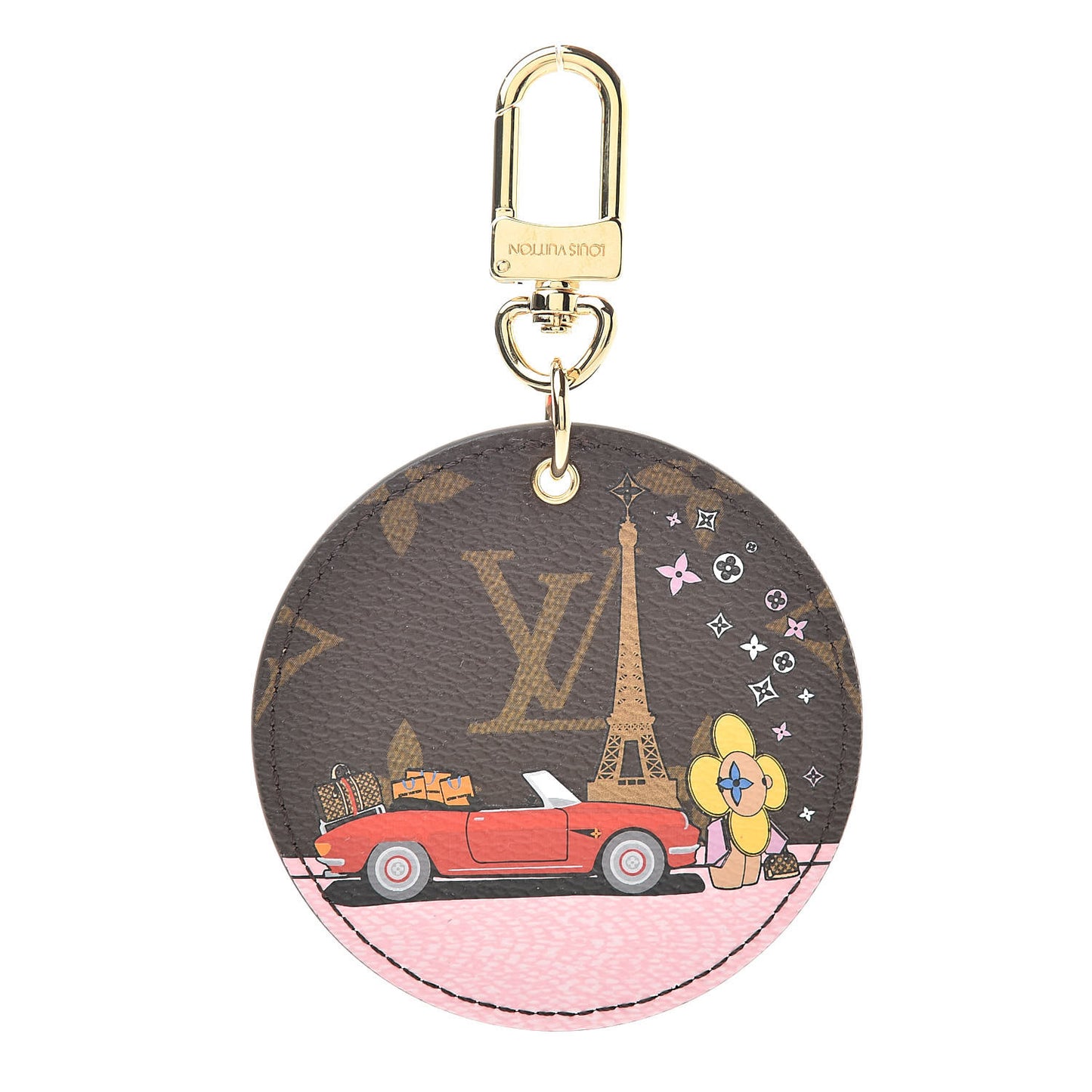 Monogram 2019 Christmas Animation Paris Bag Charm Key Ring