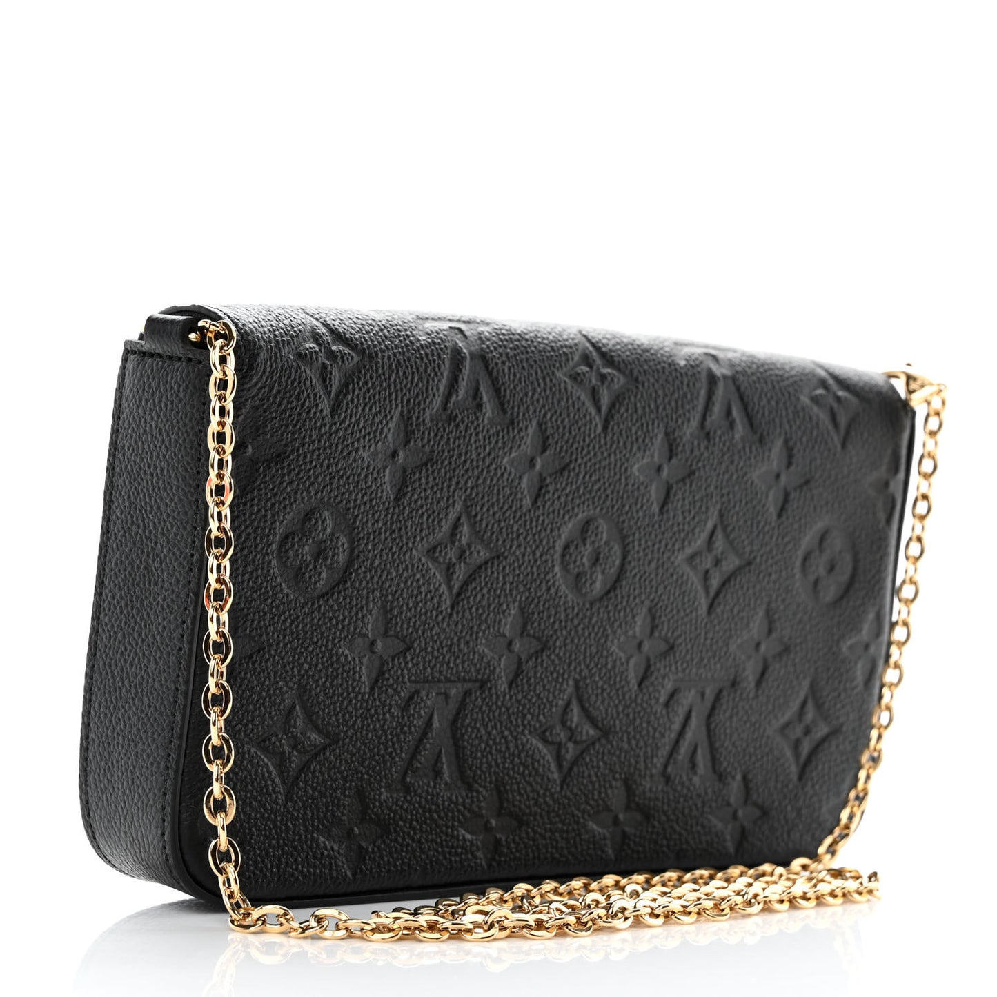 Empreinte Pochette Felicie Chain Wallet Black