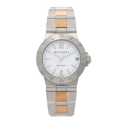 Bulgari Stainless Steel 18K Yellow Gold 29mm Diagono Automatic Watch 1 of 4
