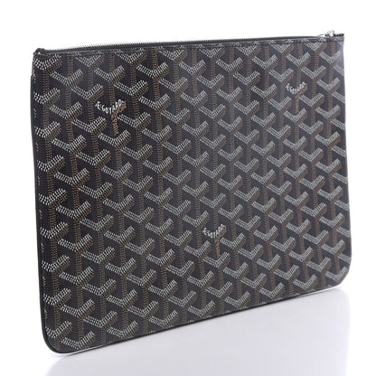 Goyard Goyardine Senat Pochette MM Black 3 of 6