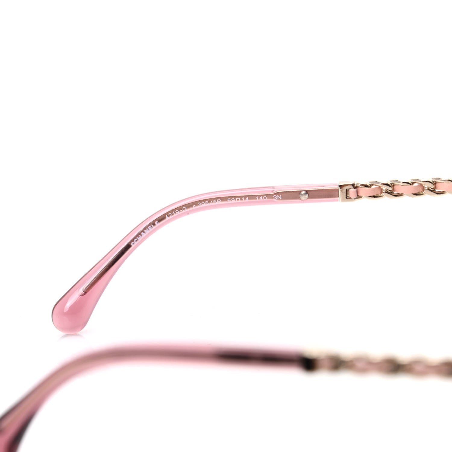 Chanel Pilot Winter Sunglasses 4219-Q Light Pink 5 of 8