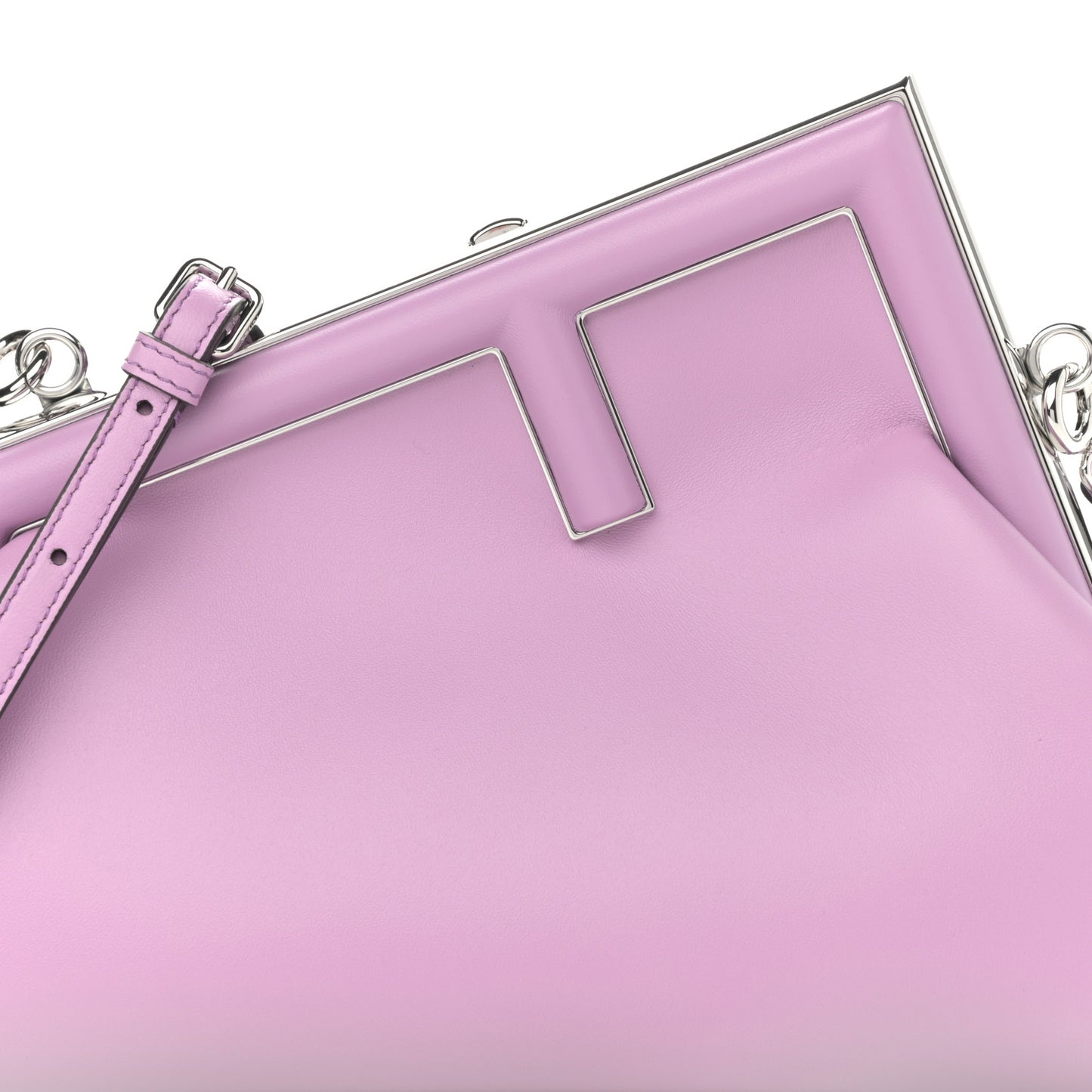 Shiny Nappa Small Fendi First Violetta