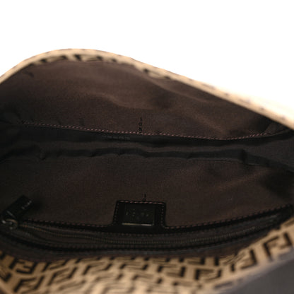 Fendi Zucchino Baguette Toro Mogano Panna 5 of 12