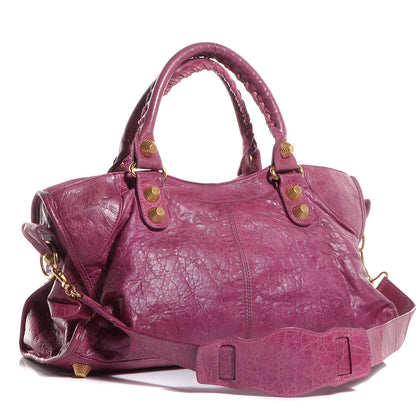 Balenciaga Agneau Giant 21 Gold Hardware Part Time Magenta 4 of 11