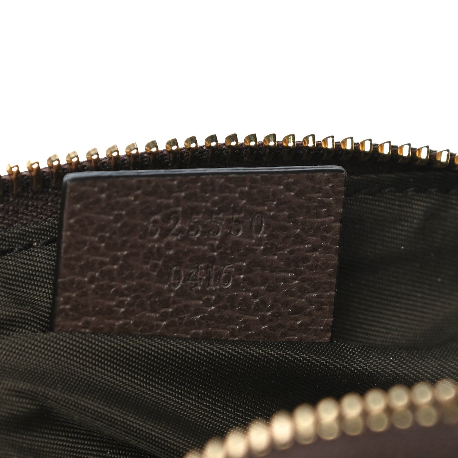 Gucci GG Supreme Monogram Textured Calfskin Web Medium Ophidia Cosmetic Case Beige Ebony New Acero 7 of 10