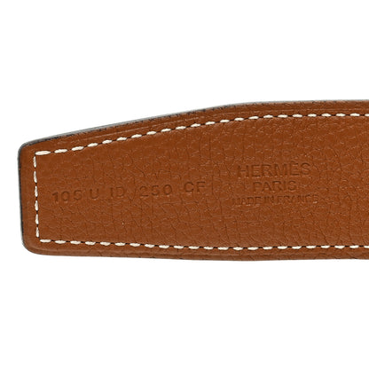 Hermes Box Togo 32mm H Belt 105 42 Black Gold 5 of 5