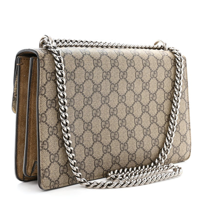 Gucci GG Supreme Monogram Small Dionysus Shoulder Bag Taupe 3 of 14