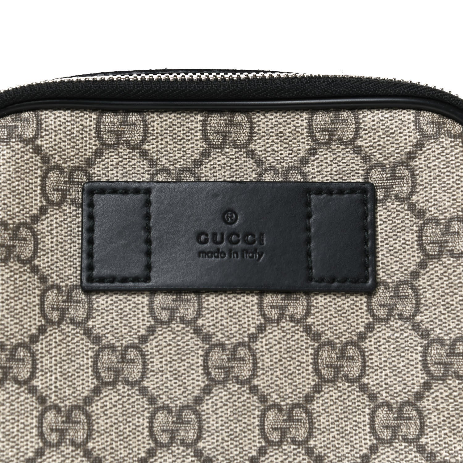 Gucci GG Supreme Monogram Web Belt Bag Black 9 of 14