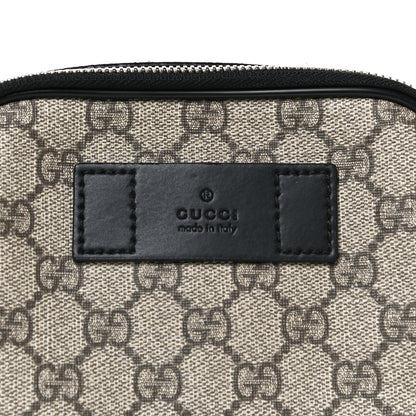Gucci GG Supreme Monogram Web Belt Bag Black 9 of 14