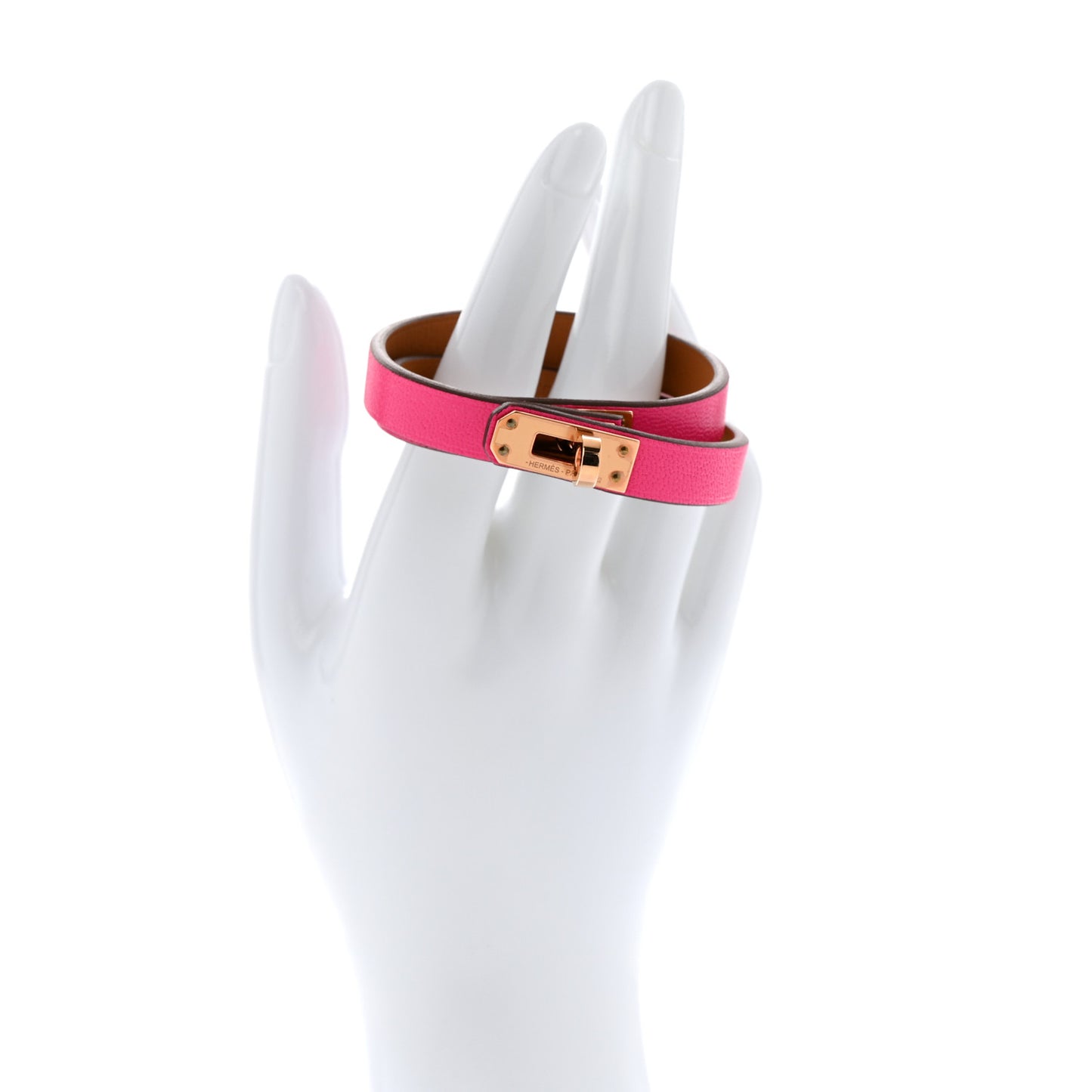 Chevre Chamkila Mini Kelly Double Tour Bracelet T2 Rose Pop