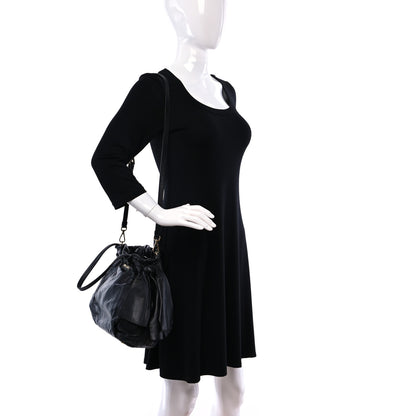 Prada Nappa Bow Tote Black Black 2 of 17