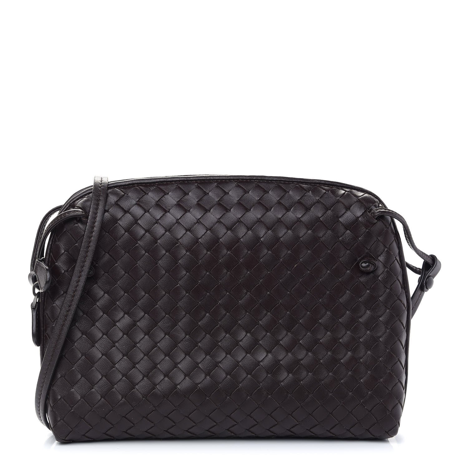 Bottega Veneta Nappa Intrecciato Nodini Bag Ebano 1 of 8