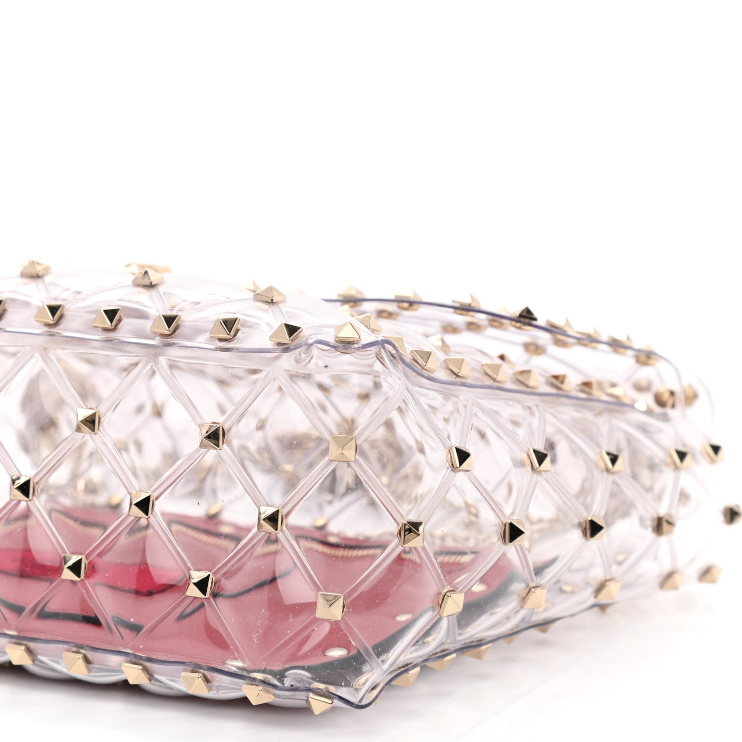 Valentino Garavani PVC Medium Rockstud Spike Shoulder Bag 9 of 9