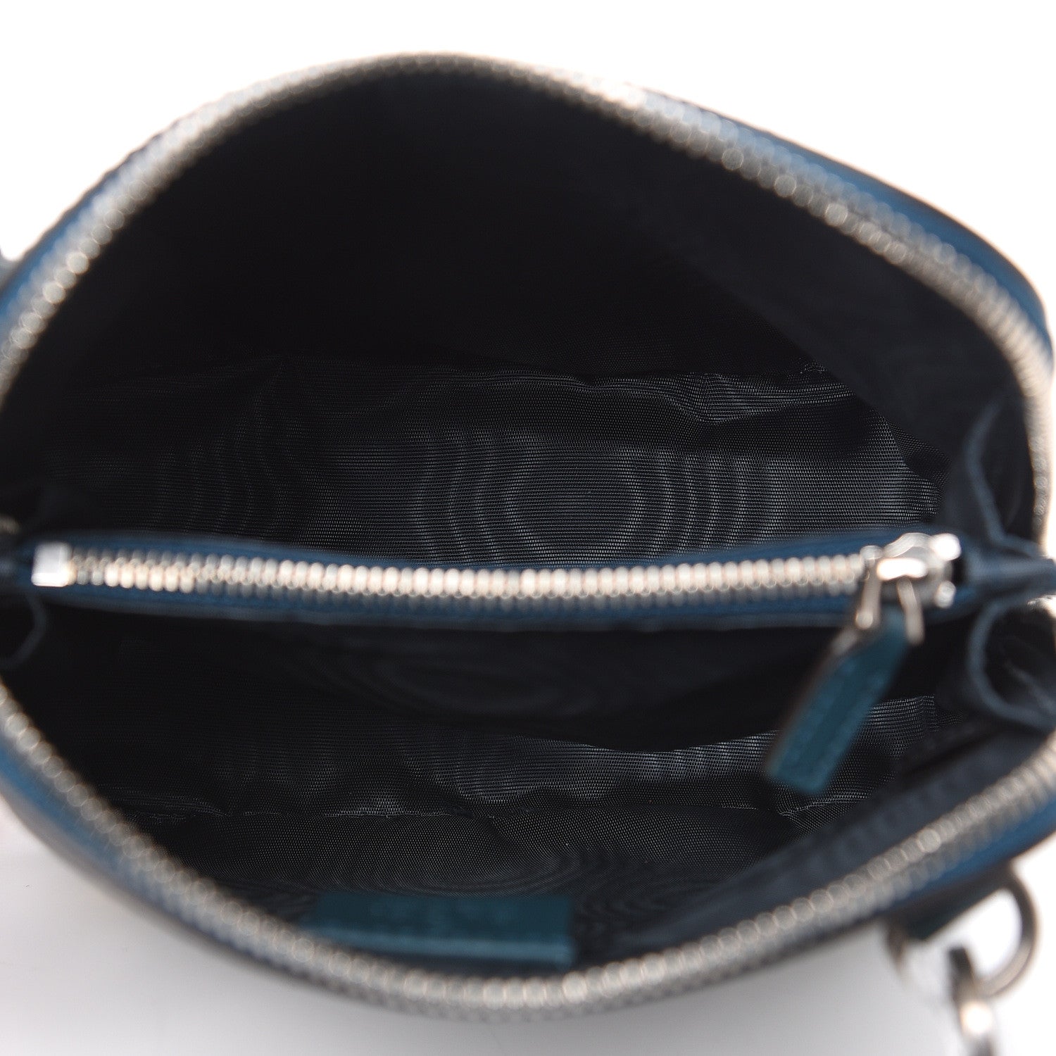 Gucci X SEGA Calfskin GUCCY Stars Mini Dome Shoulder Bag Dusty Turquoise Gold 4 of 9
