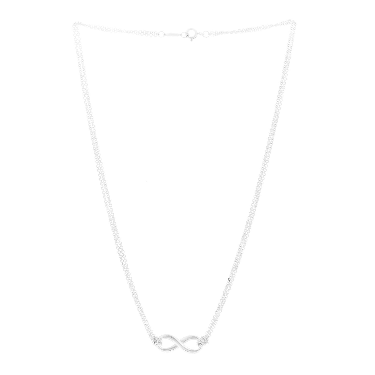 Sterling Silver Infinity Pendant Necklace