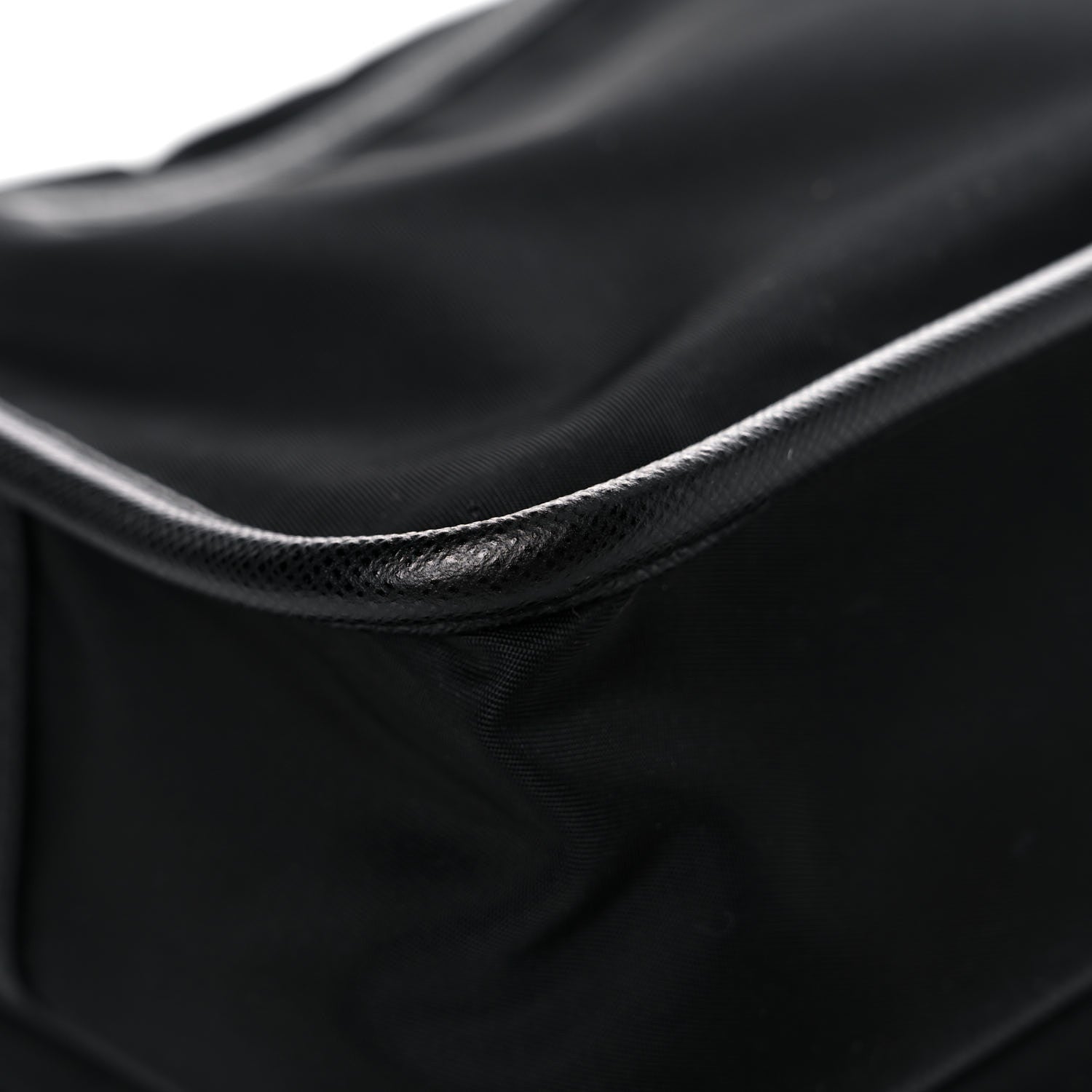 Prada Re-Nylon Saffiano Pocket Double Snap Buckle Shoulder Bag Black 11 of 13