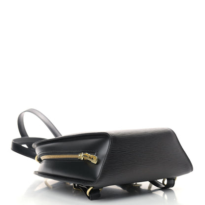 Louis Vuitton Epi Mabillon Backpack Black 4 of 9