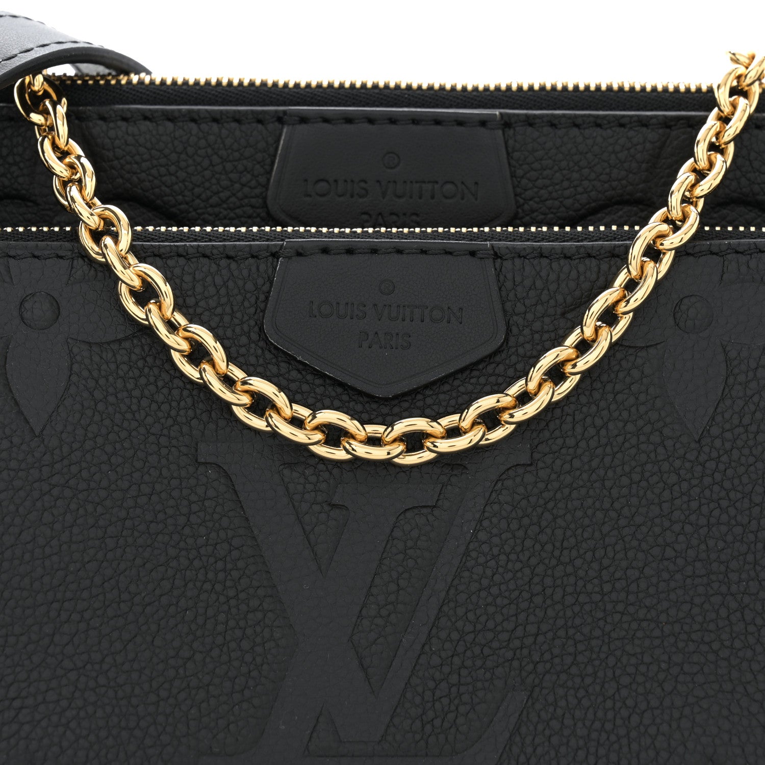 Louis Vuitton Empreinte Monogram Giant Wild At Heart Multi Pochette Accessories Black 8 of 11