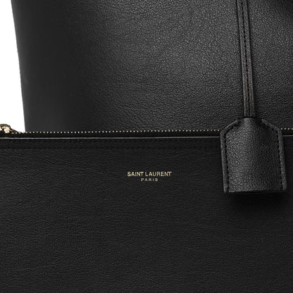 Saint Laurent Calfskin Large Shopping Tote Black 9 of 15