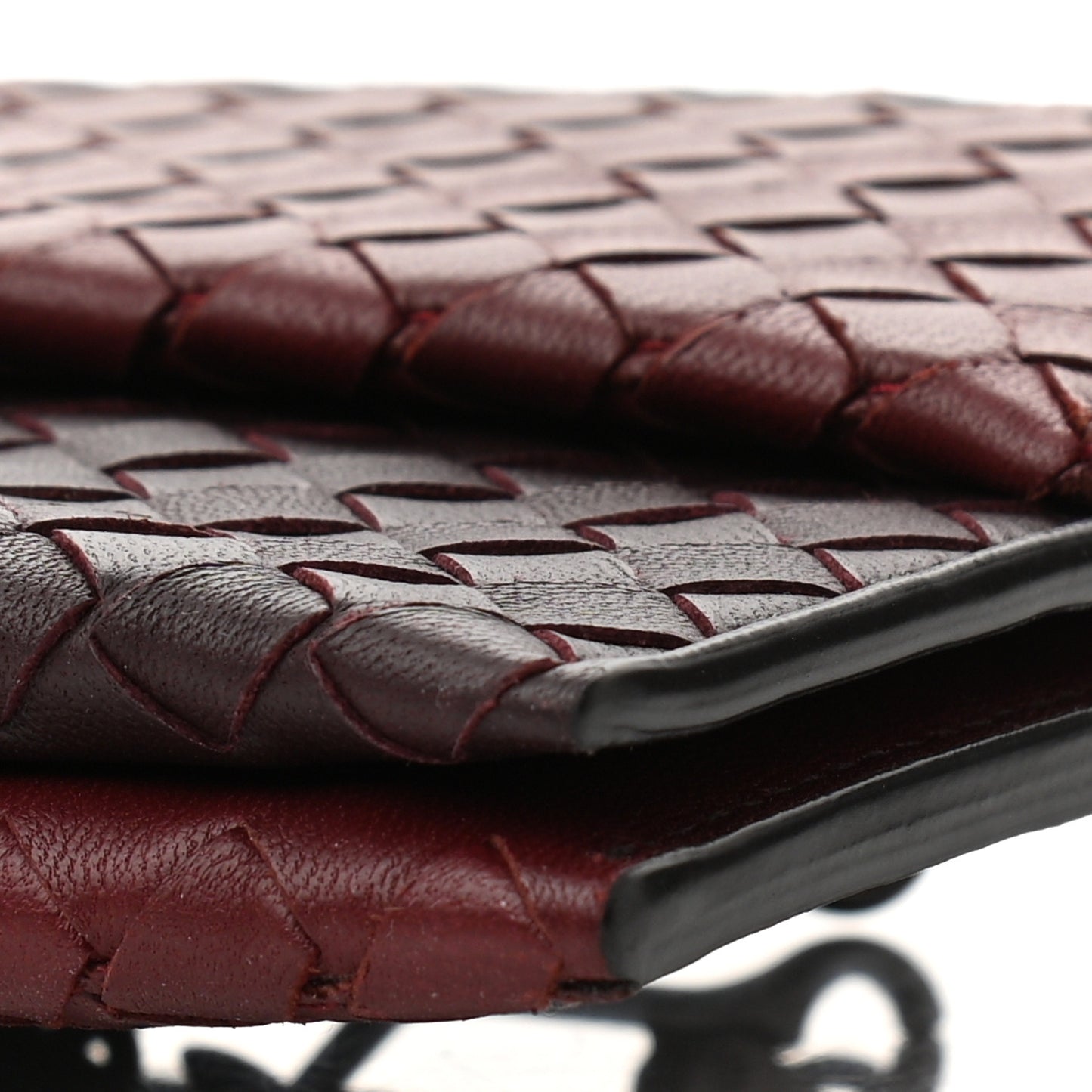 Nappa Intrecciato Wallet Bag Gigolo Red