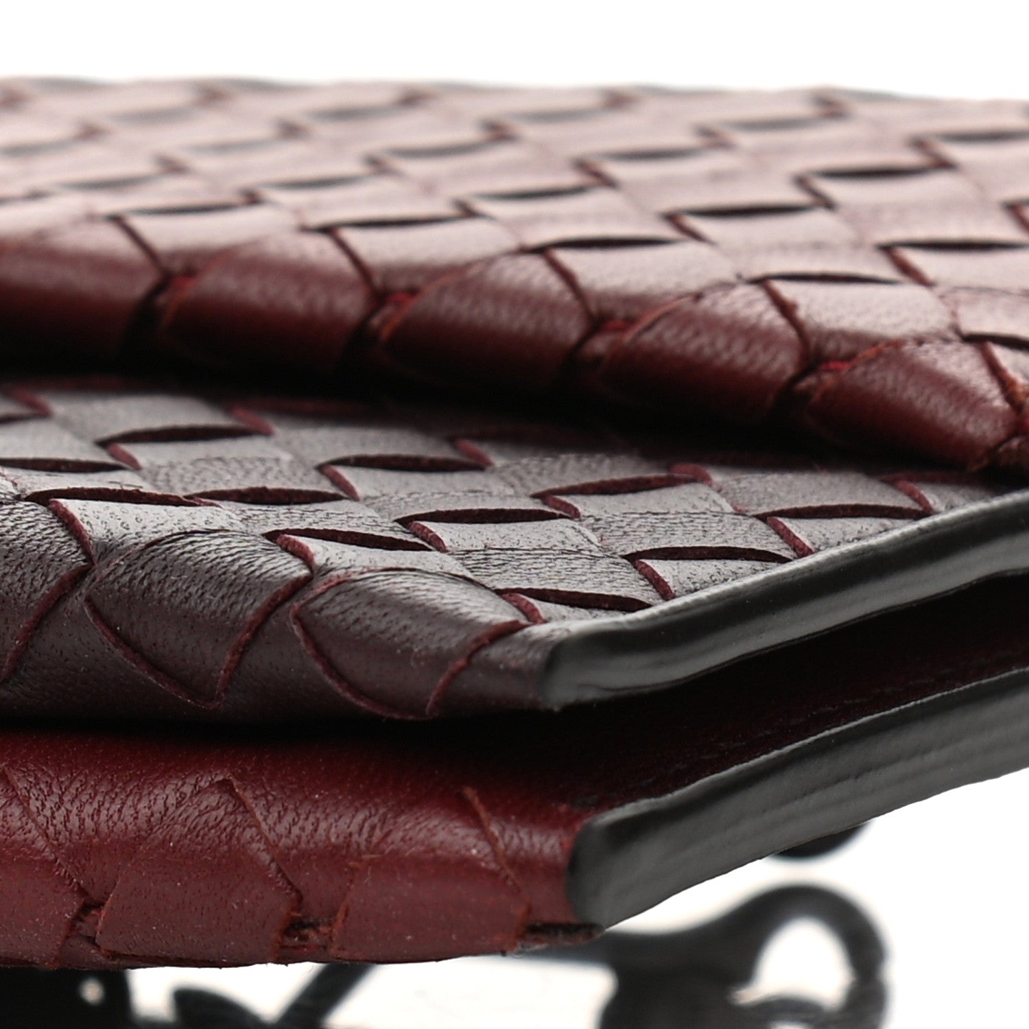 Bottega Veneta Nappa Intrecciato Wallet Bag Gigolo Red 9 of 10