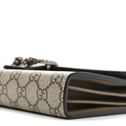 Gucci GG Supreme Monogram Mini Dionysus Chain Wallet Beige Taupe 10 of 11